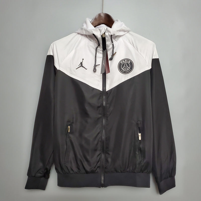 Jaqueta Corta Vento PSG - Preto e Branco