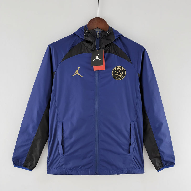 Jaqueta Corta Vento PSG 2022 - Azul e Preta