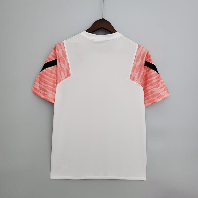 Camisa Treino PSG 2021/22 - Masculino - Branca e Rosa