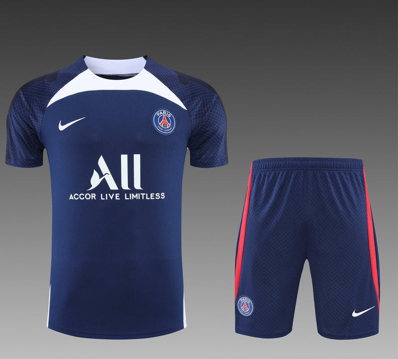 Conjunto Treino PSG 2023 - Masculino - Azul