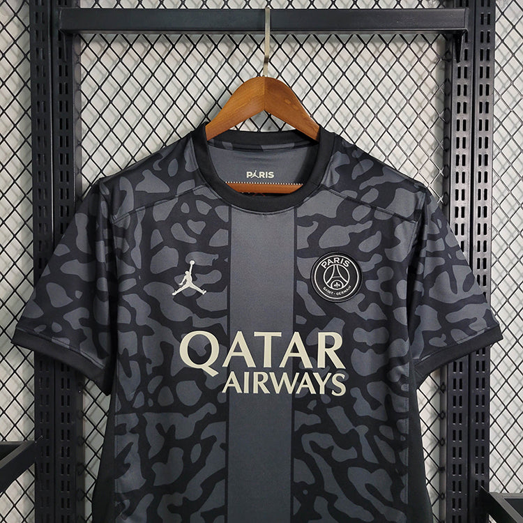 Camisa Torcedor PSG || 2023/24 - Masculino - Preta