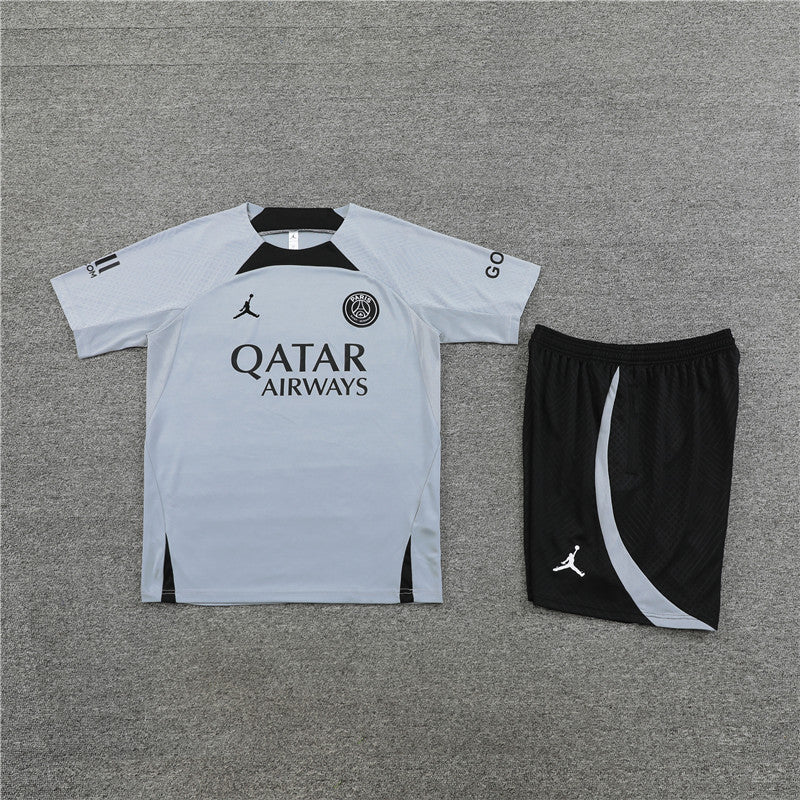 Conjunto Treino PSG 2022/23 - Masculino - Cinza