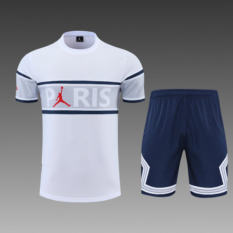 Conjunto Treino PSGxJordan 2022 - Masculino - Branca