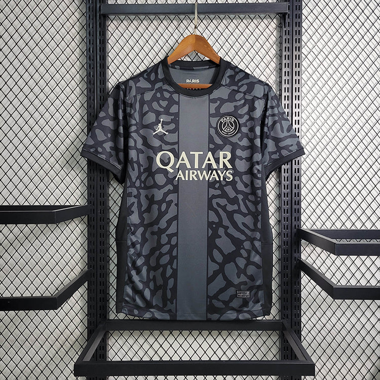 Camisa Torcedor PSG || 2023/24 - Masculino - Preta